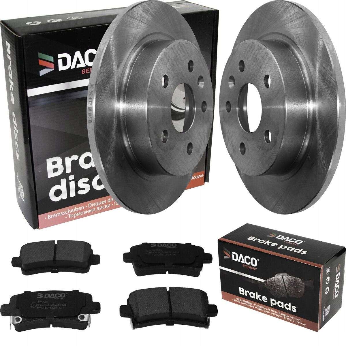 602726 - Диски + колодки DACO задний Insignia a 9-5 292x12