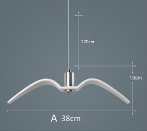 ŻYRANDOL LED MEWA LAMPA WISZĄCA LATAĆ PTAK (B) Rodzaj lampy Sufitowe - wiszące