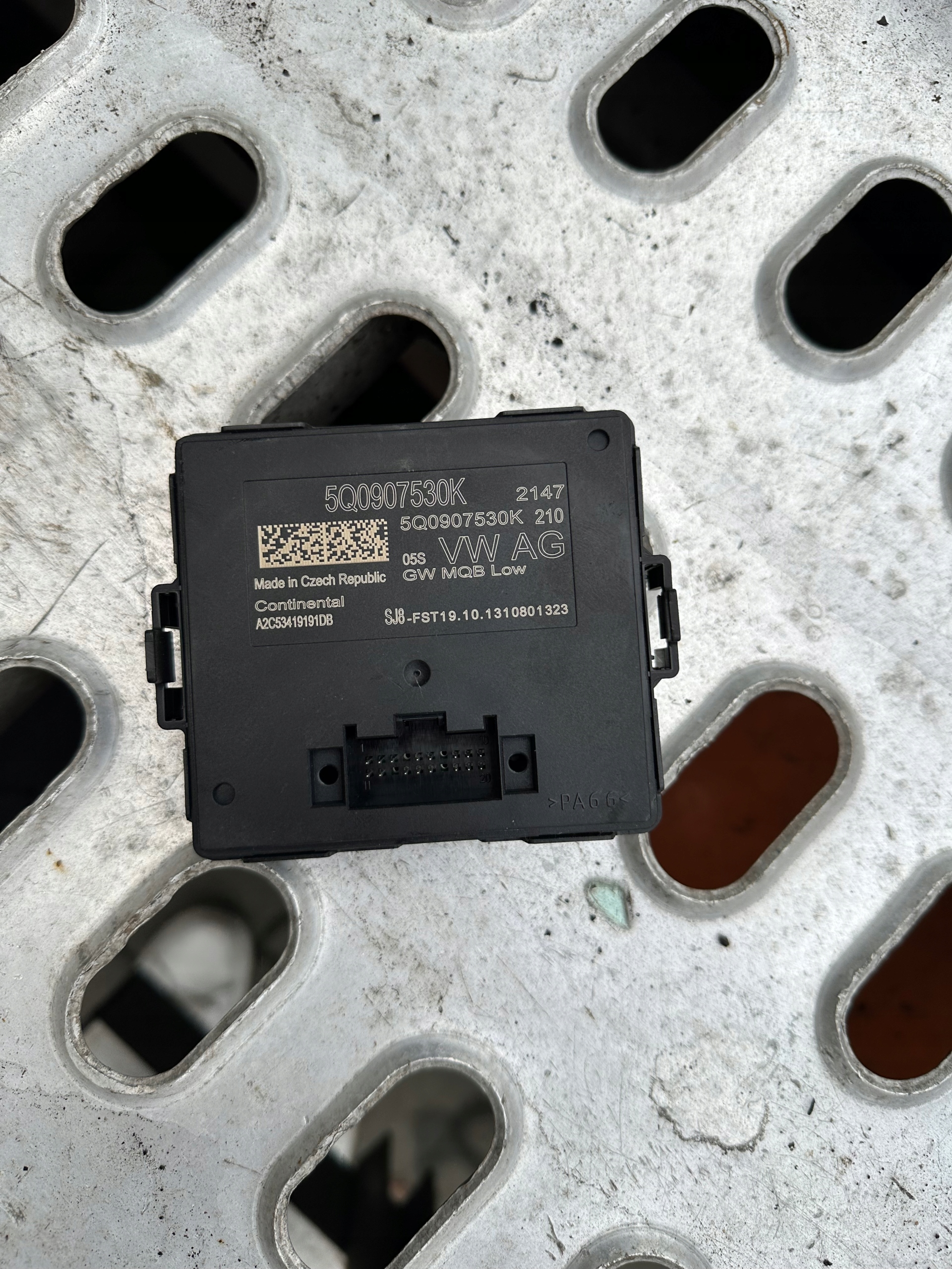 control unit module GATEWAY VW GOLF VII 7 5G0 5Q0907530K