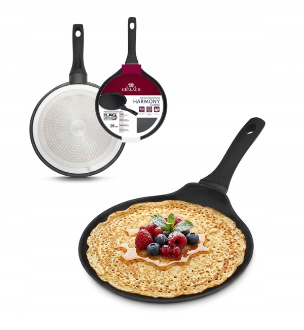 Gerlach Harmony Patelnia Naleśnikowa 26 CM Ilag Indukcja