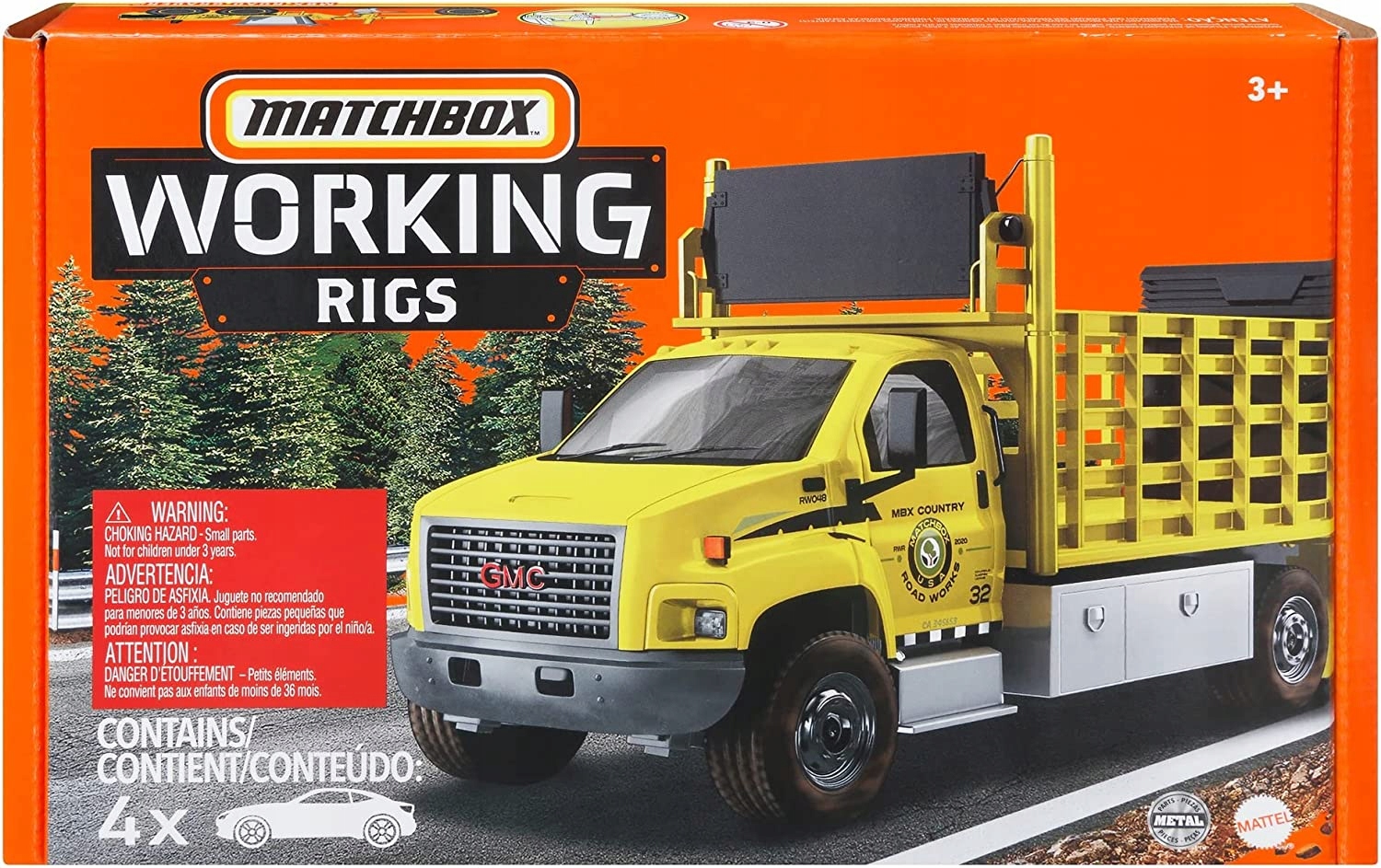 

Matchbox Czteropak Zestaw 4 Pojazdów budowlanych