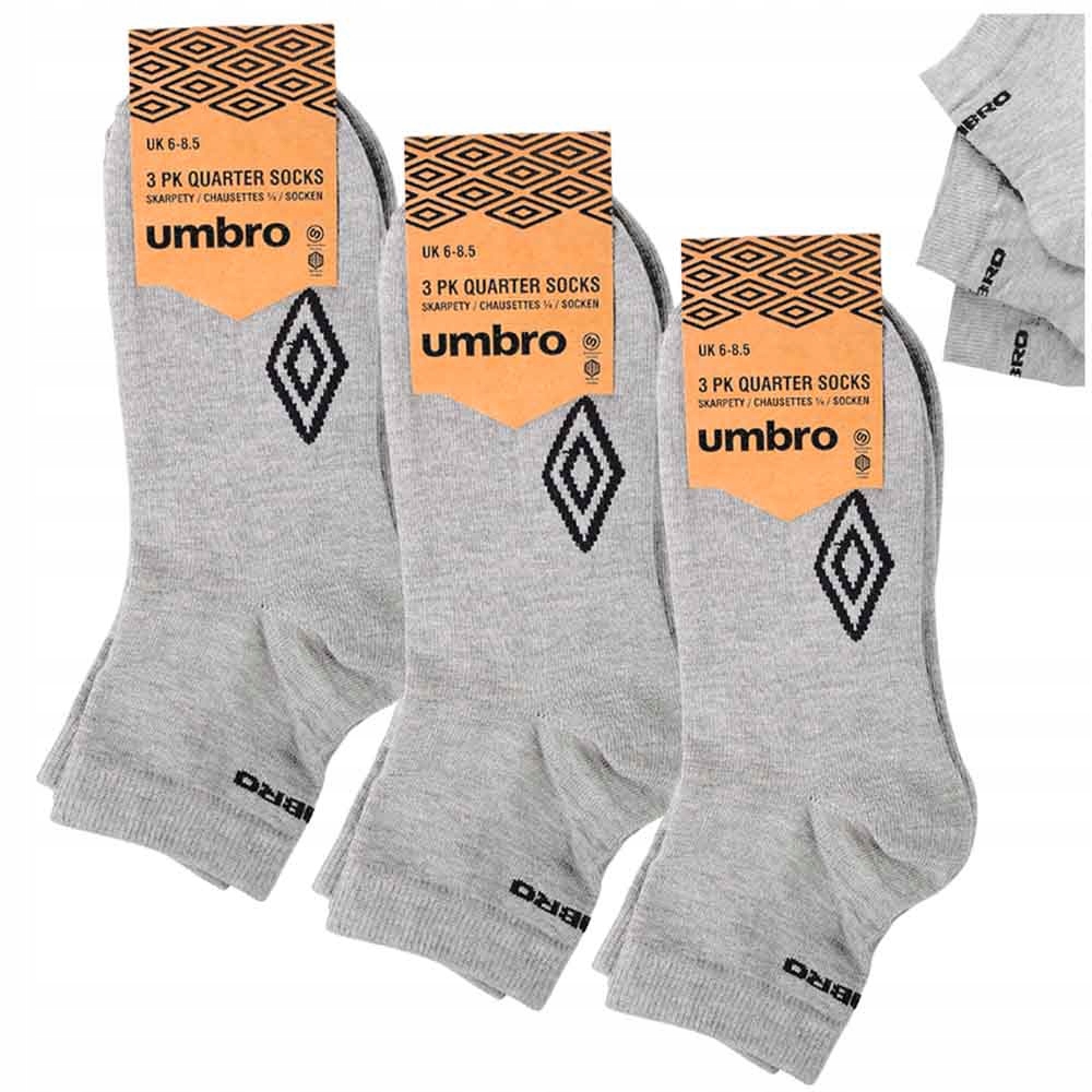 UMBRO Ponožky Quarter 9 párov Zákostky 43/46