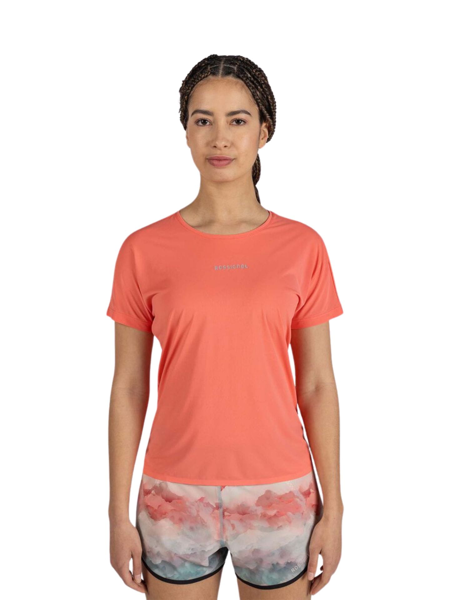 Dámské běžecké tričko Rossignol Sapa růžové L