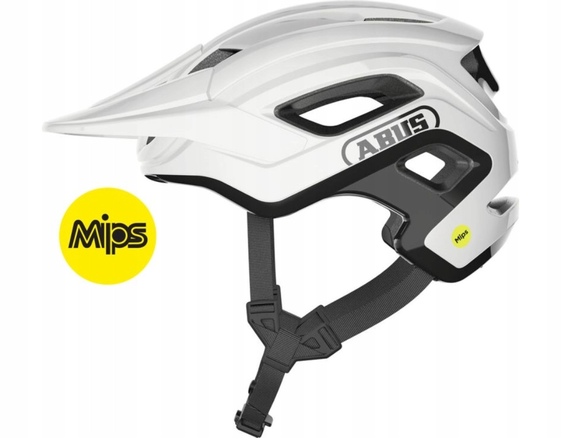 Abus Cliffhanger Mips Mtb přilba lesklá bílá S 51-55