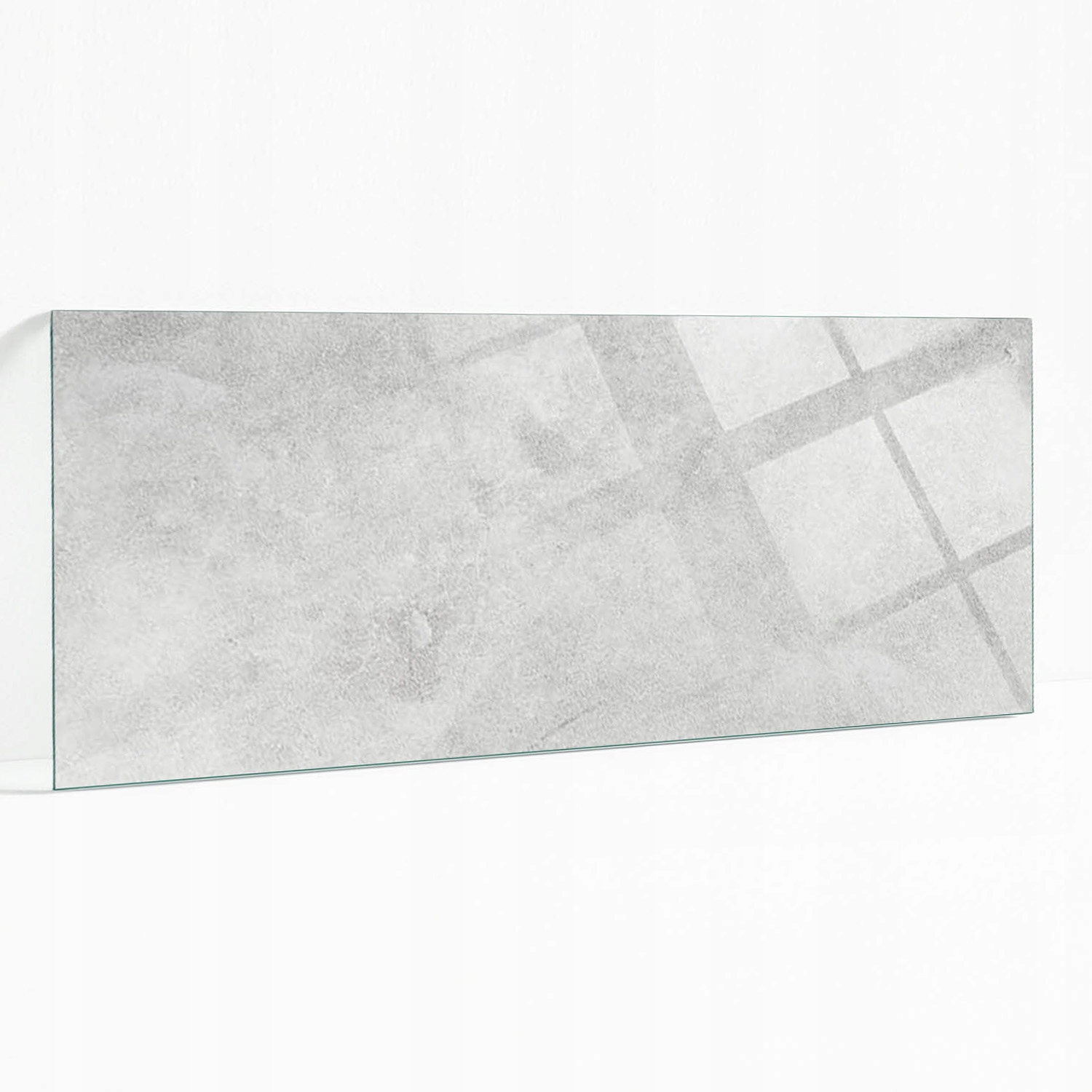 Dekoratívna tvrdená doska na stôl, betónová textúra s škrabancami, 125 x 50 cm