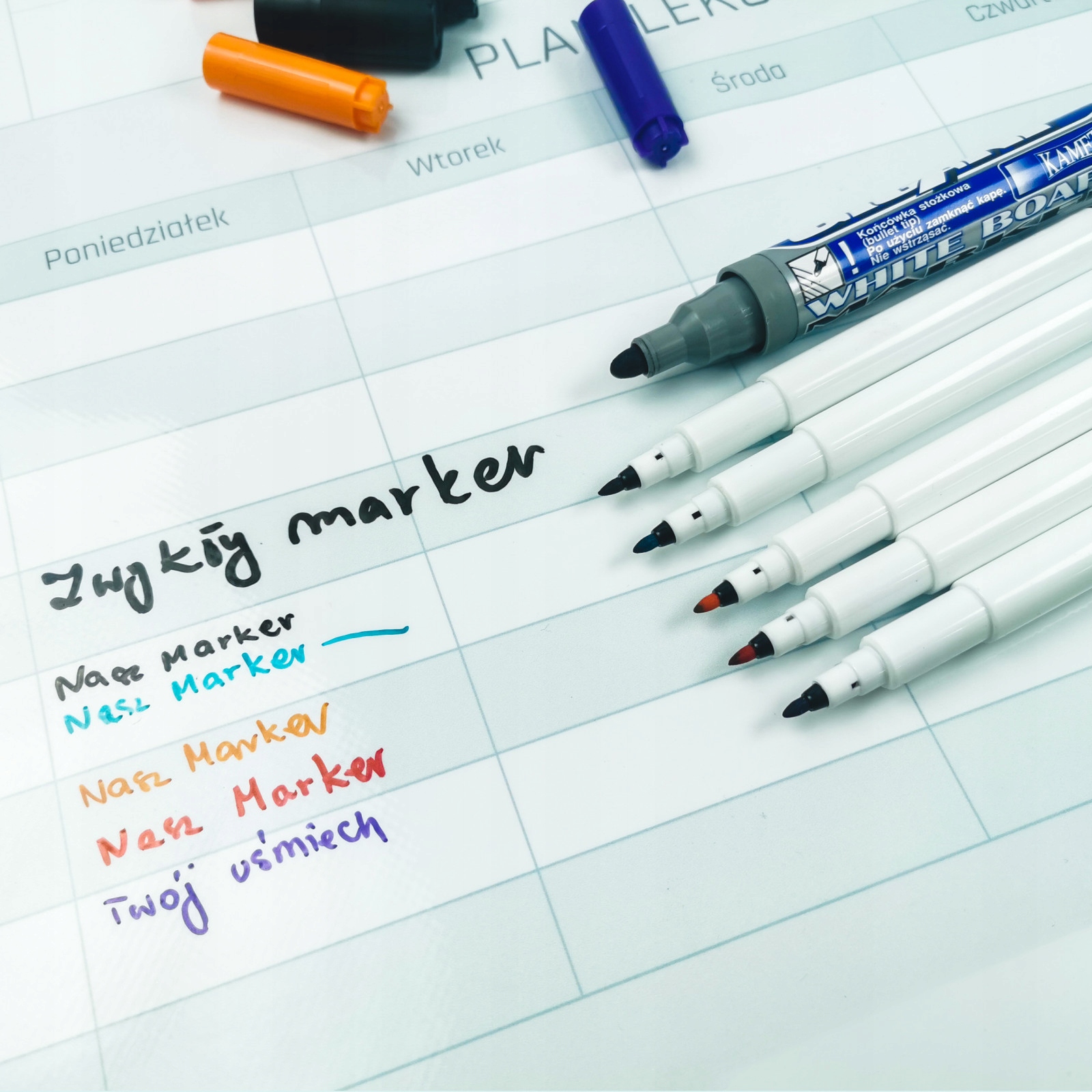 Zestaw 5 markerów suchościeralnych supercienkich Marka Premiumad