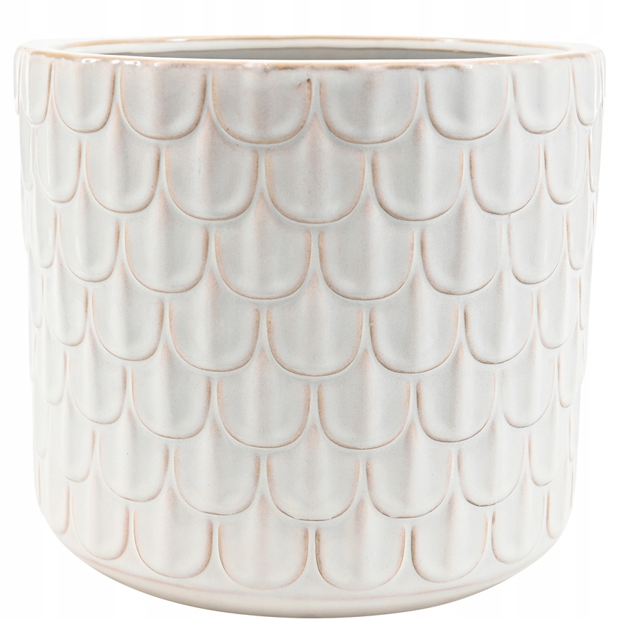 

Doniczka Ceramiczna Kremowa/biała 23x25,5 Osłonka