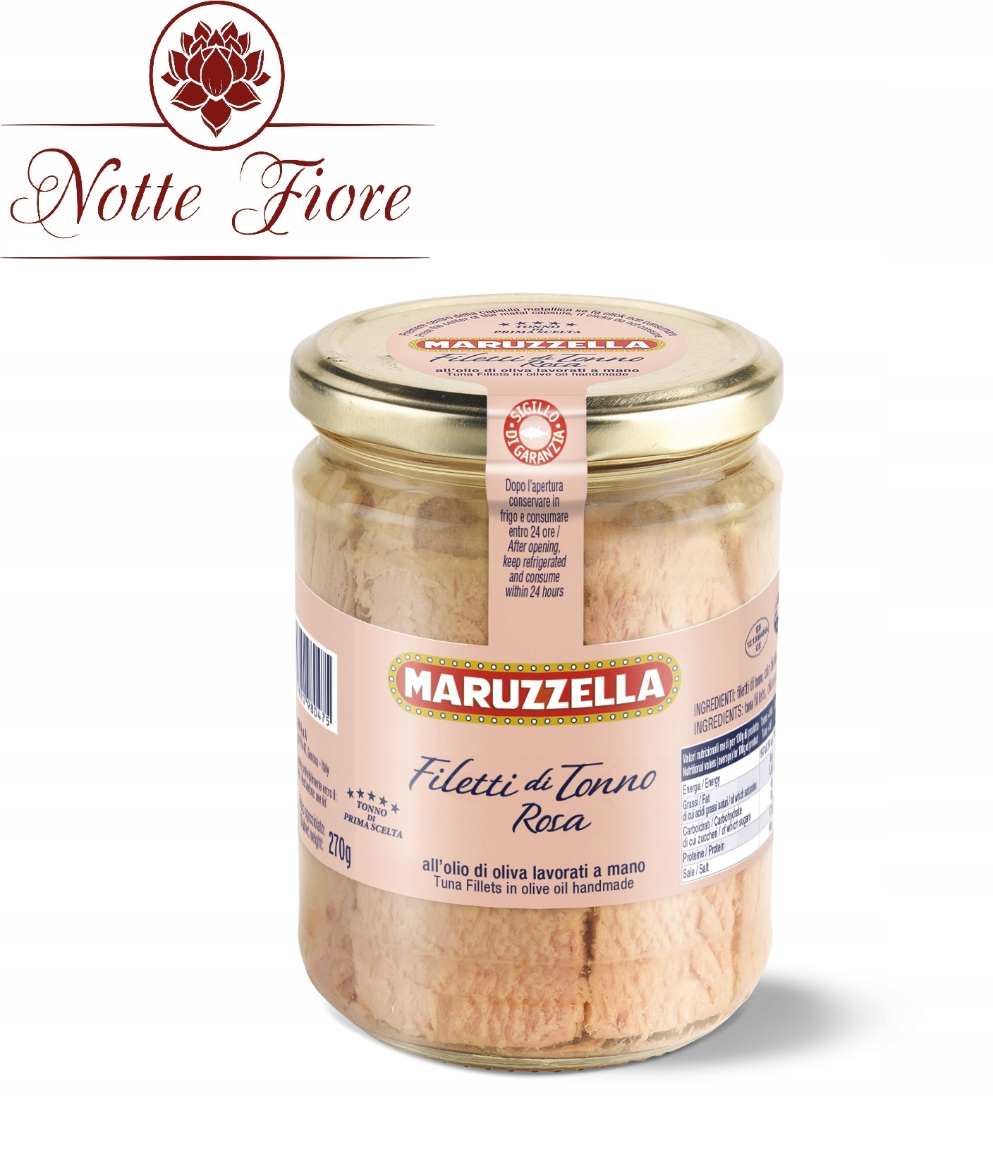 

Filety z tuńczyka Rosa 180g Maruzzella Włochy