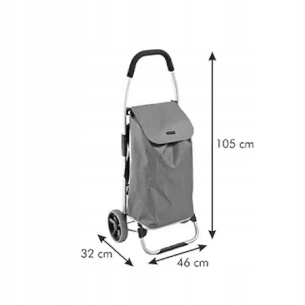 TORBA WÓZEK NA ZAKUPY 2 kółkach TESCOMA Shop! Marka Tescoma