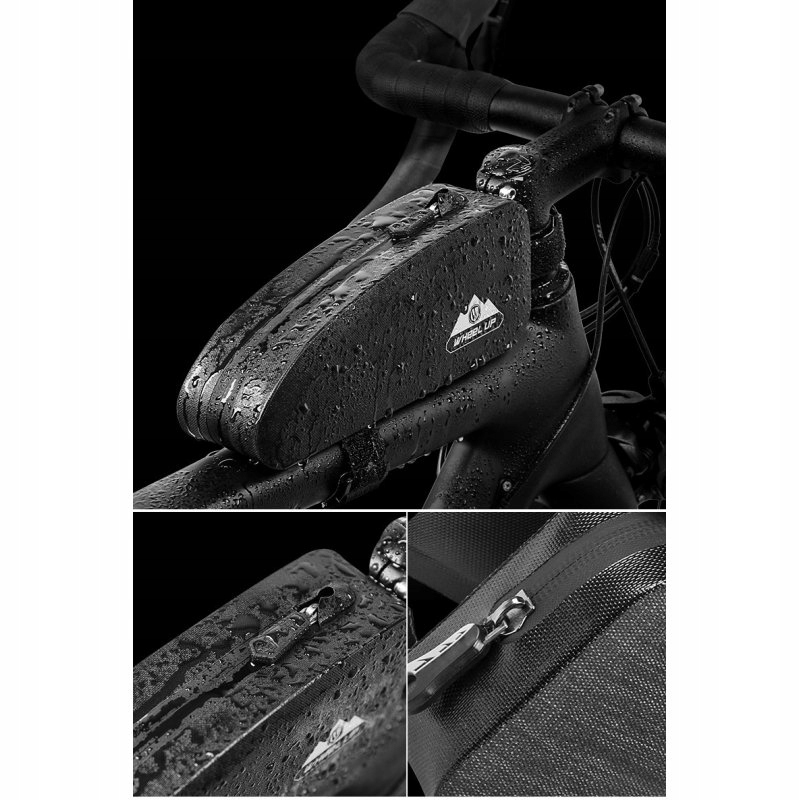 SAKWA ROWEROWA PŁETWA NA RAMĘ - WHEEL-UP - CZARNA Rodzaj przednia