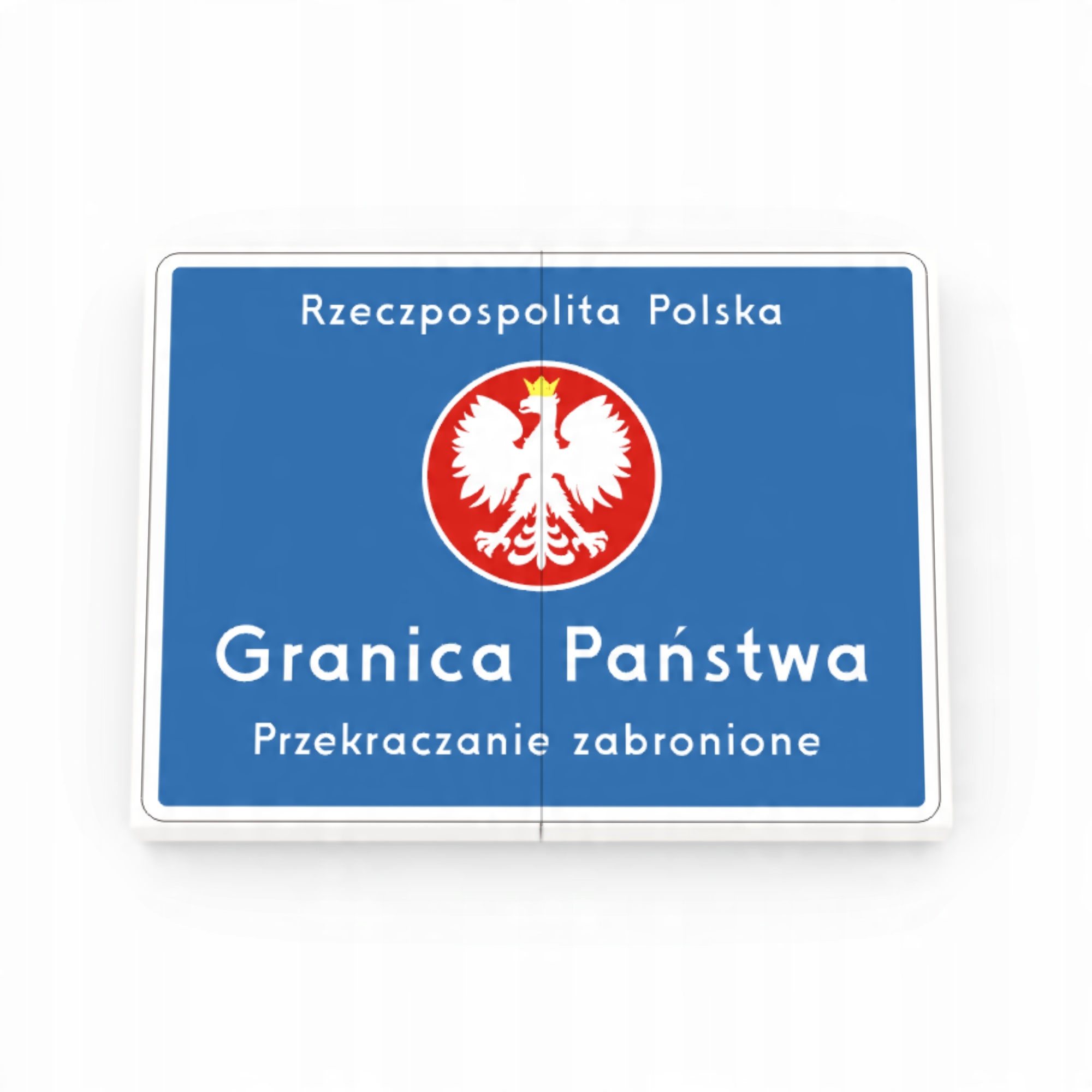 

Lego Custom Kafelek Nadruk Granica Państwa 3x4