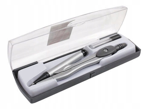 Cyrkiel Metalowy Z Ołówkiem Automat