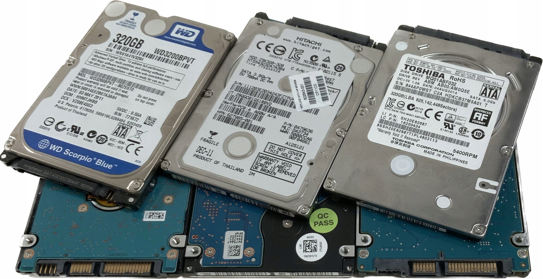 Dysk twardy WD SEAGATE HGST TOSHIBA HITACHI 320GB SATA 2,5"