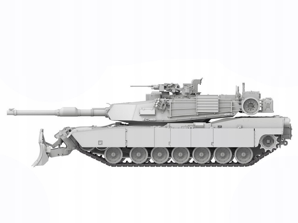 Tank Usmc M1A1 Fep Abrams s radlicí model RM-5048 Rfm