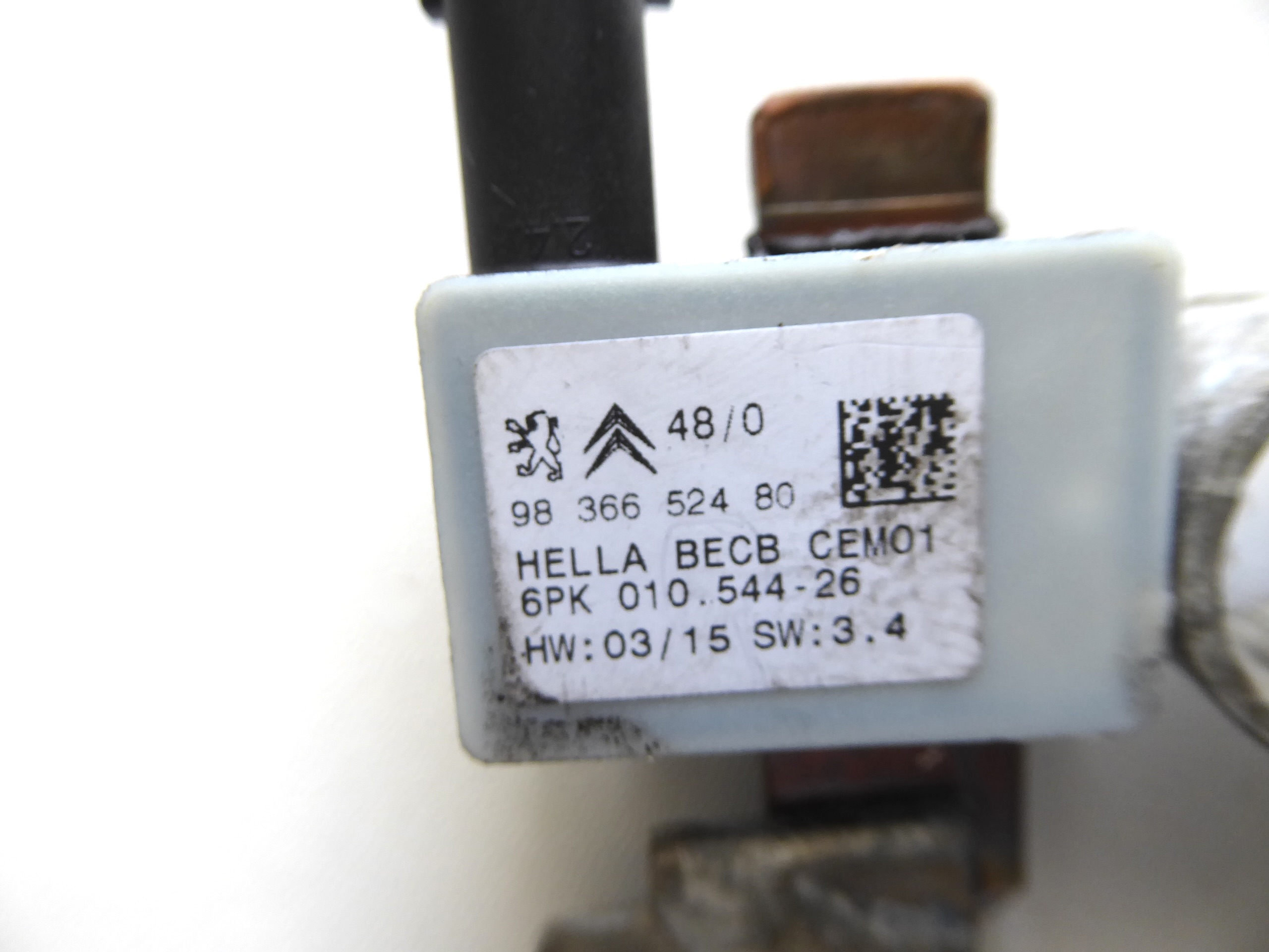 Borne 9836652480 OPEL CROSSLAND X