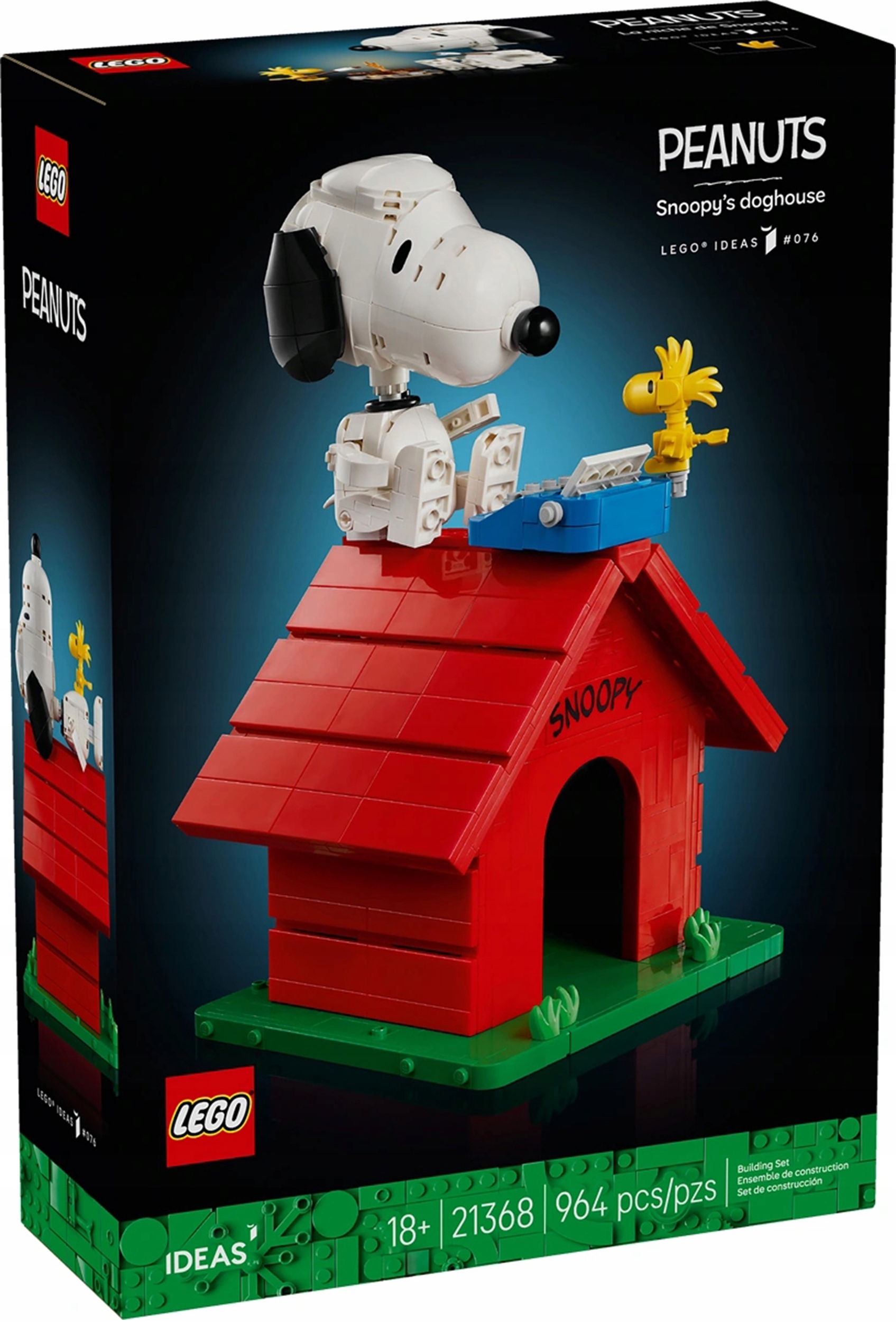 21368 Lego Ideas Fistaszki: Buda Snoopyho