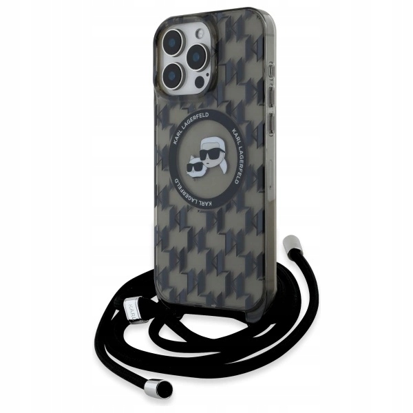 Pouzdro Karl Lagerfeld IML Crossbody Monogram Karl & Choupette Head MagSafe na