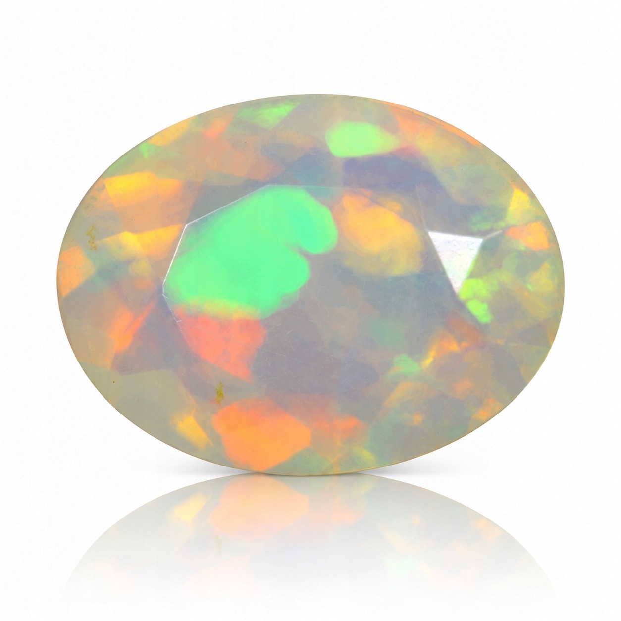 Přírodní opál 1.82 ct Ovál Etiopie certifikát Wbd