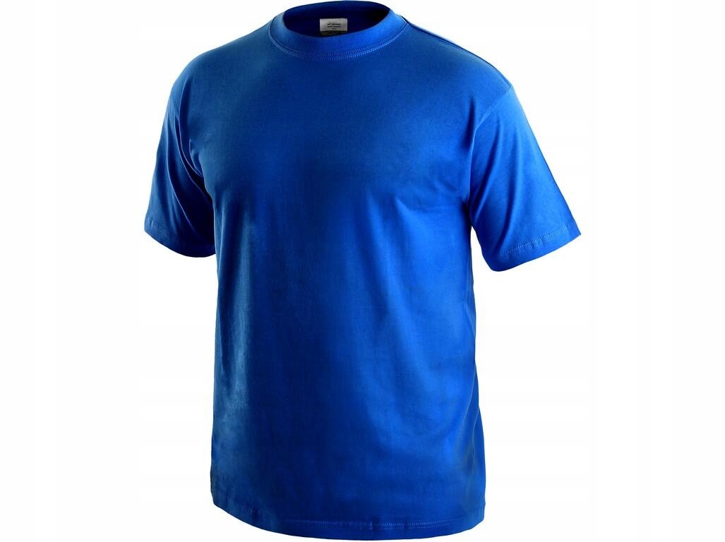 

T-shirt Mocna Koszulka Bawełna Daniel Niebiesk XXL