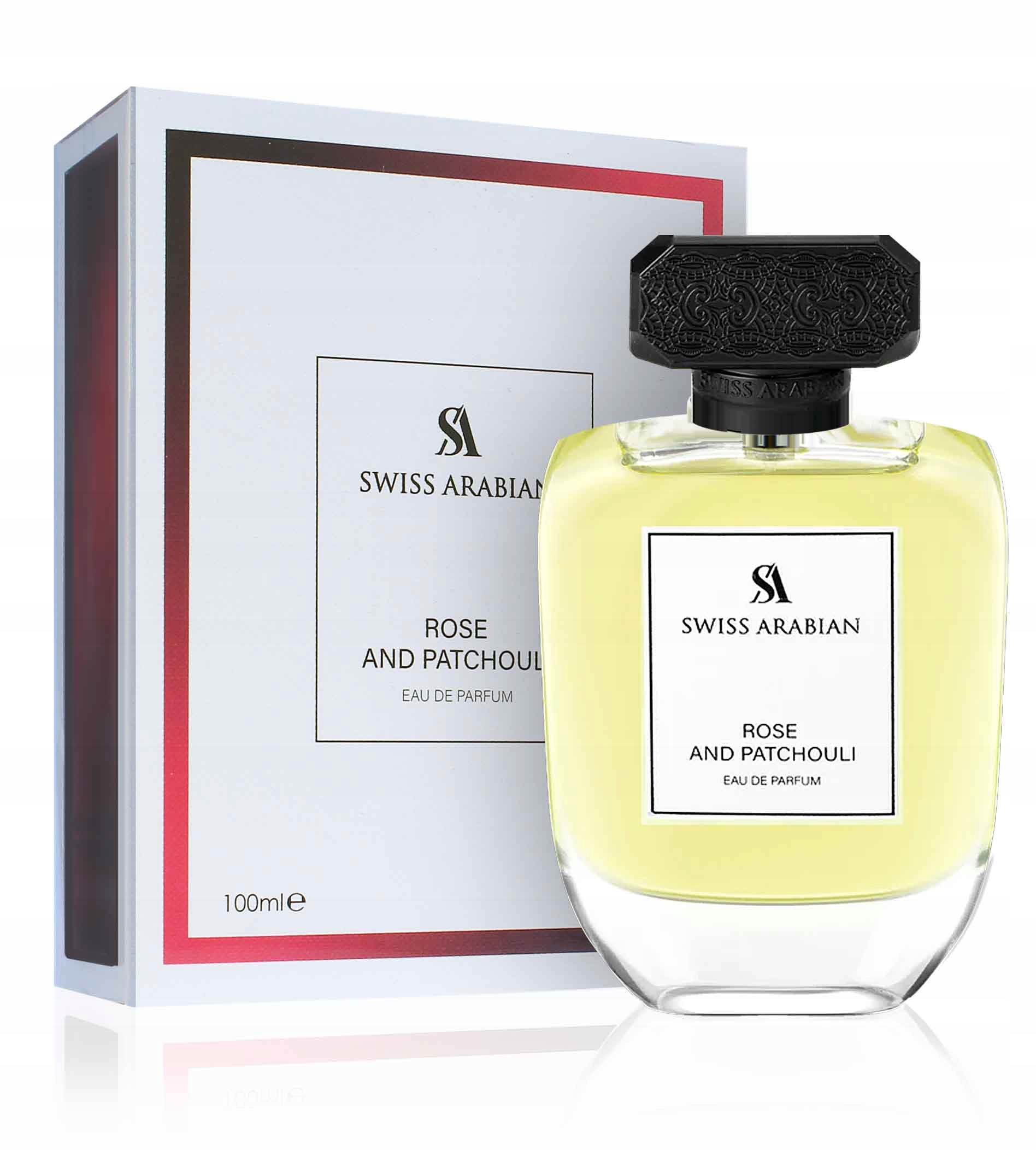 Swiss Arabian Rose and Patchouli 100ml Edp Woda Perfumowana Perfumy Damskie
