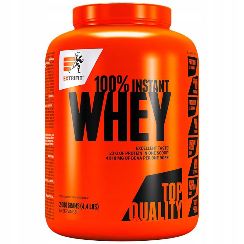 Extrifit 100% Instant Whey Protein 2000 g Masa Svalová Síla