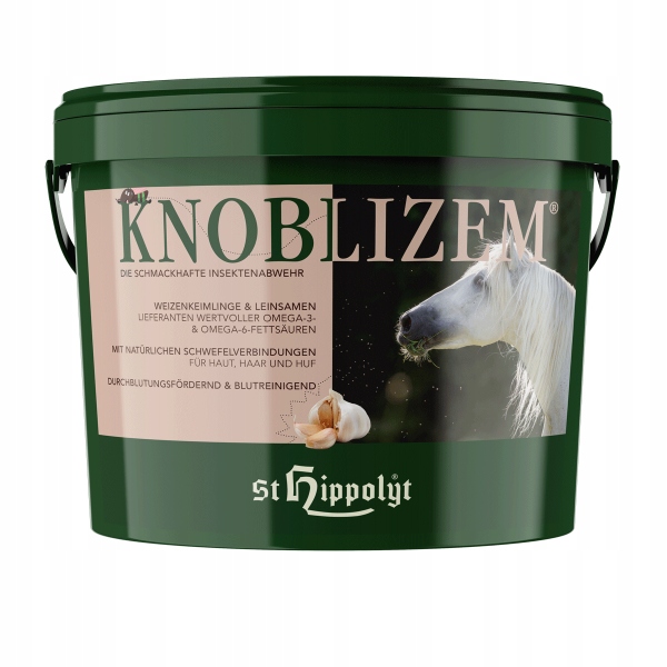 St. Hippolyt Knoblizem czosnek zioła odstraszające owady dla koni horse 3kg