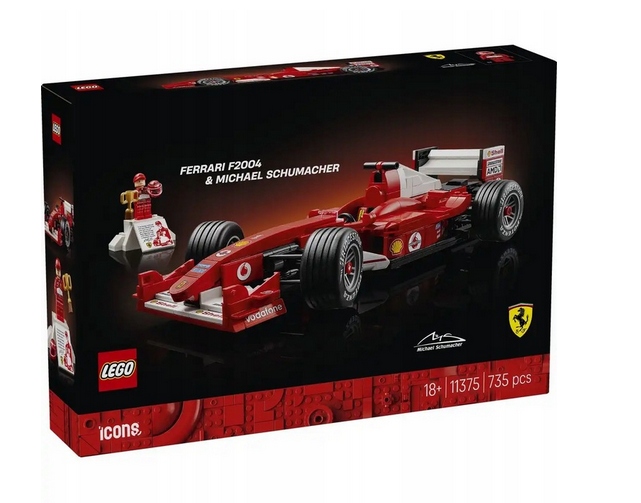 Lego 11375 Icons Ferrari F2004 A Michael Schumacher
