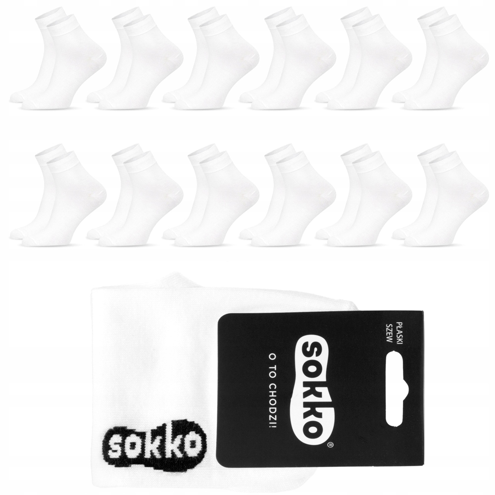 12 x Sokko Ponožky 3/4 Nad Kotník