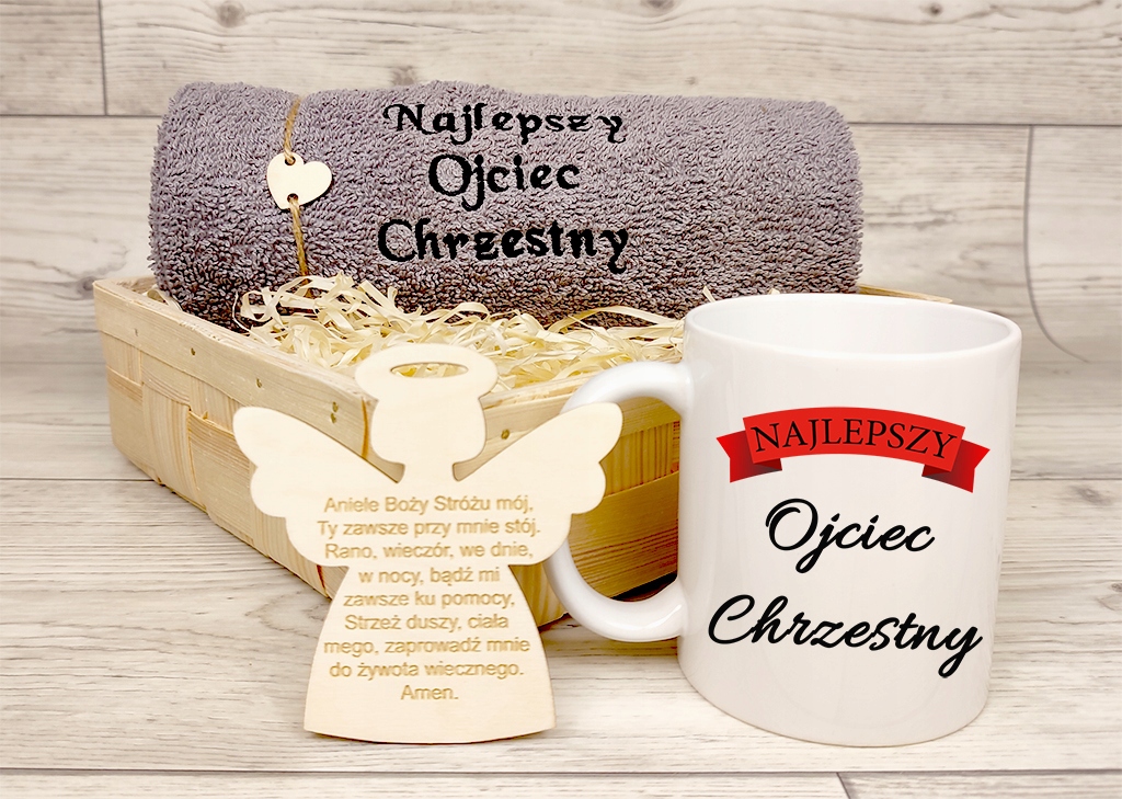 PODZIĘKOWANIE DLA RODZICÓW CHRZESTNYCH OJCA KOMUNIA ŚWIĘTA CHRZEST GRAWER Rodzaj inny