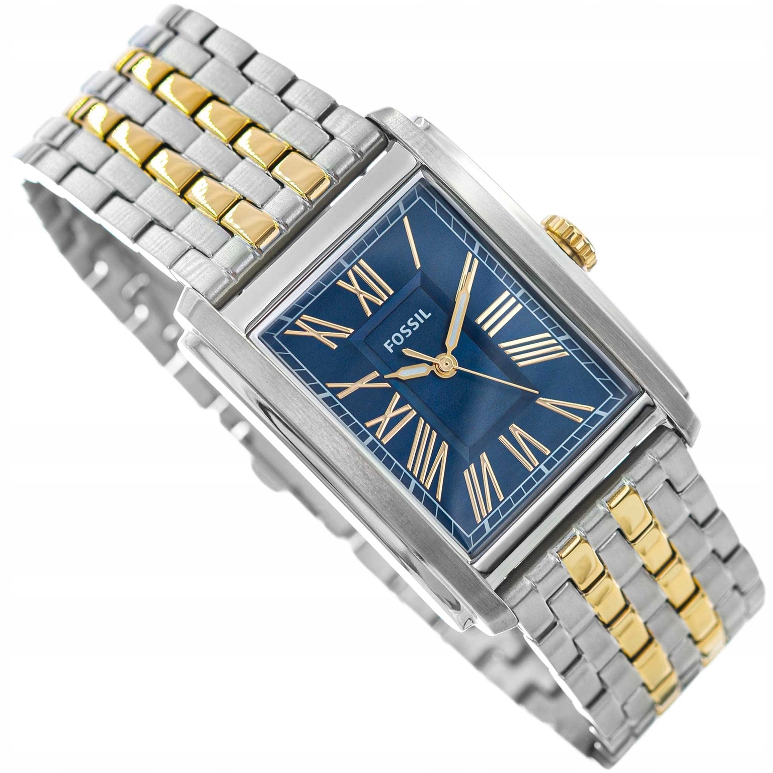 Pánské Hodinky Fossil FS6010 Stříbrno-zlaté Na Náramku, Elegantní