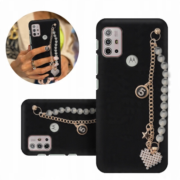 

Etui Blink Matowe Czarne do Motorola G30 Perłowe