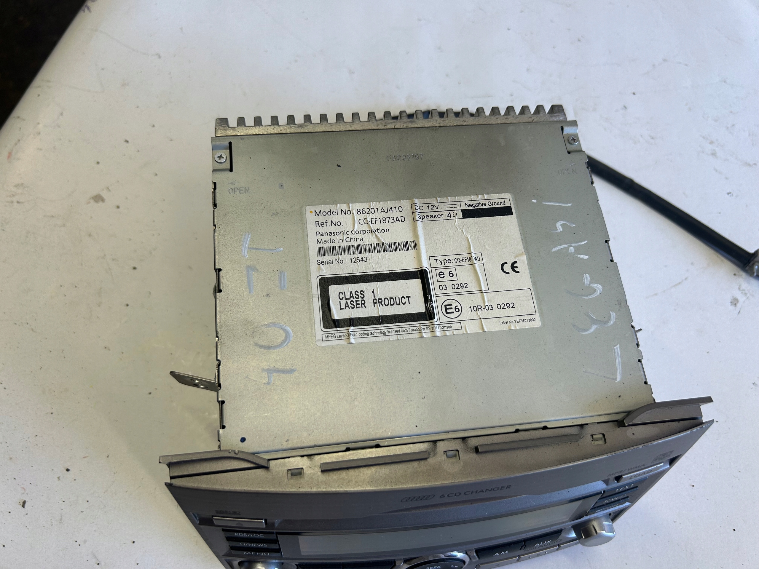 SUBARU LEGACY V RADIO CD