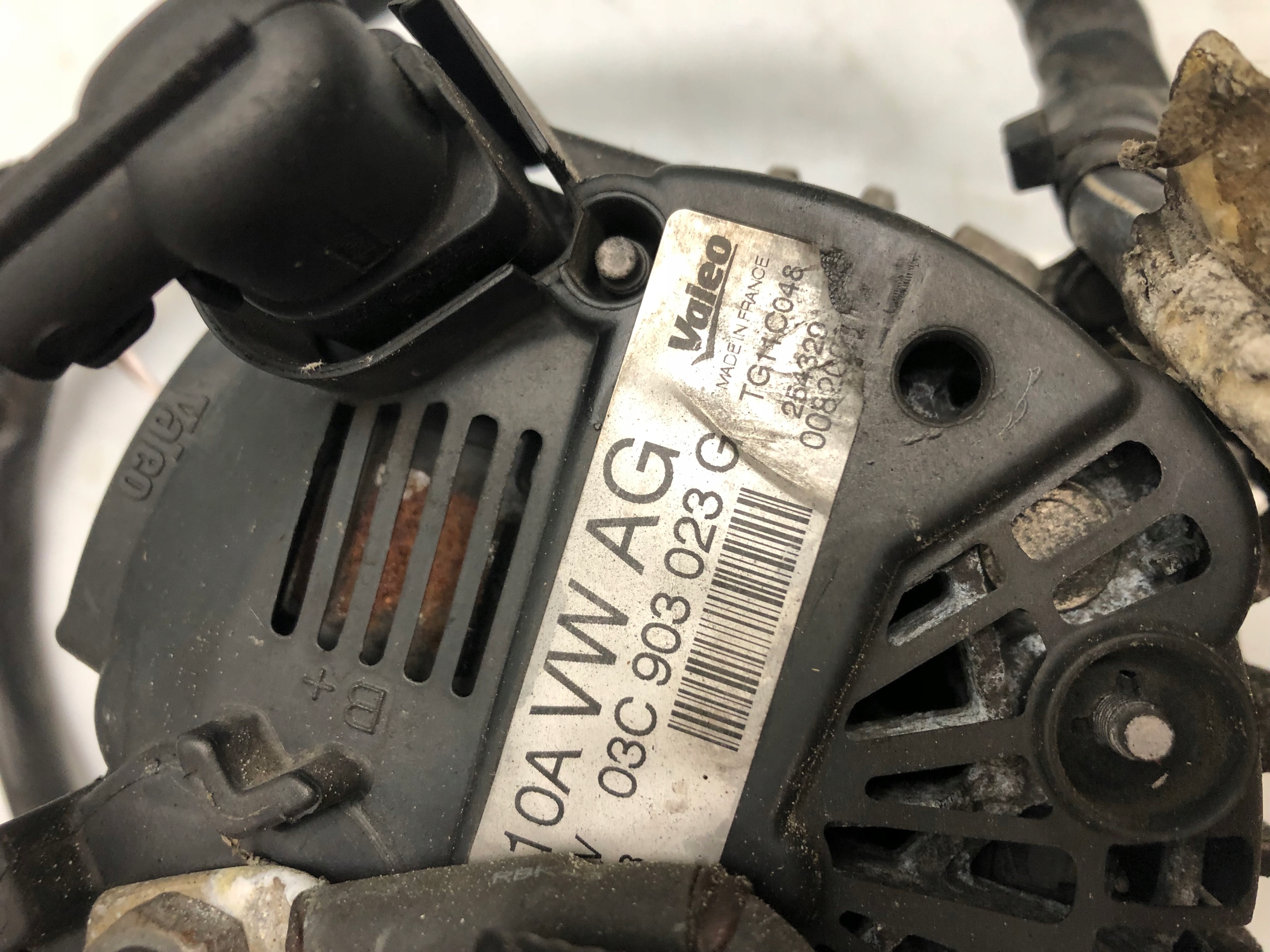 VW AUDI 1,4 TSI BMY 103KW 140KM ALTERNATOR