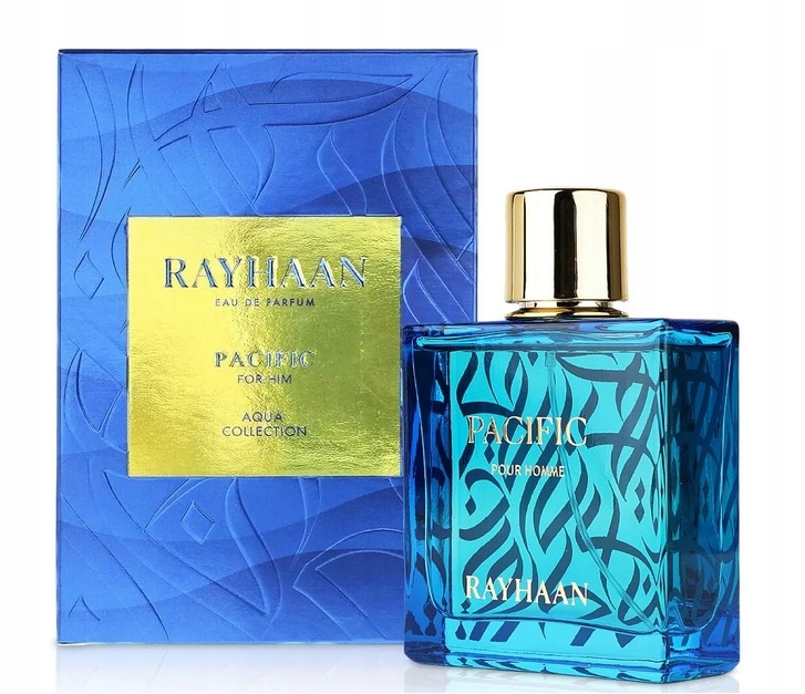 Rayhaan Pacific Pour Homme 100ML Pánská parfémovaná voda Citrusově-dřevitá vůně
