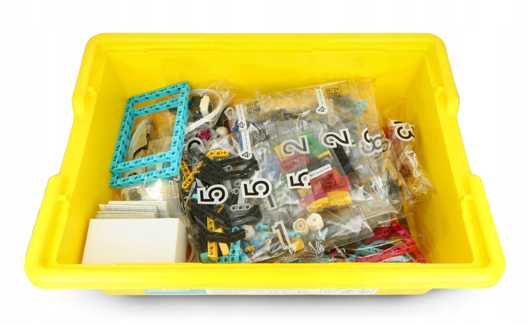 LEGO EDUCATION SPIKE PRIME NAUKA PROGRAMOWANIA ROBOTYKI ZESTAW EDUKACYJNY Waga produktu z opakowaniem jednostkowym 2 kg