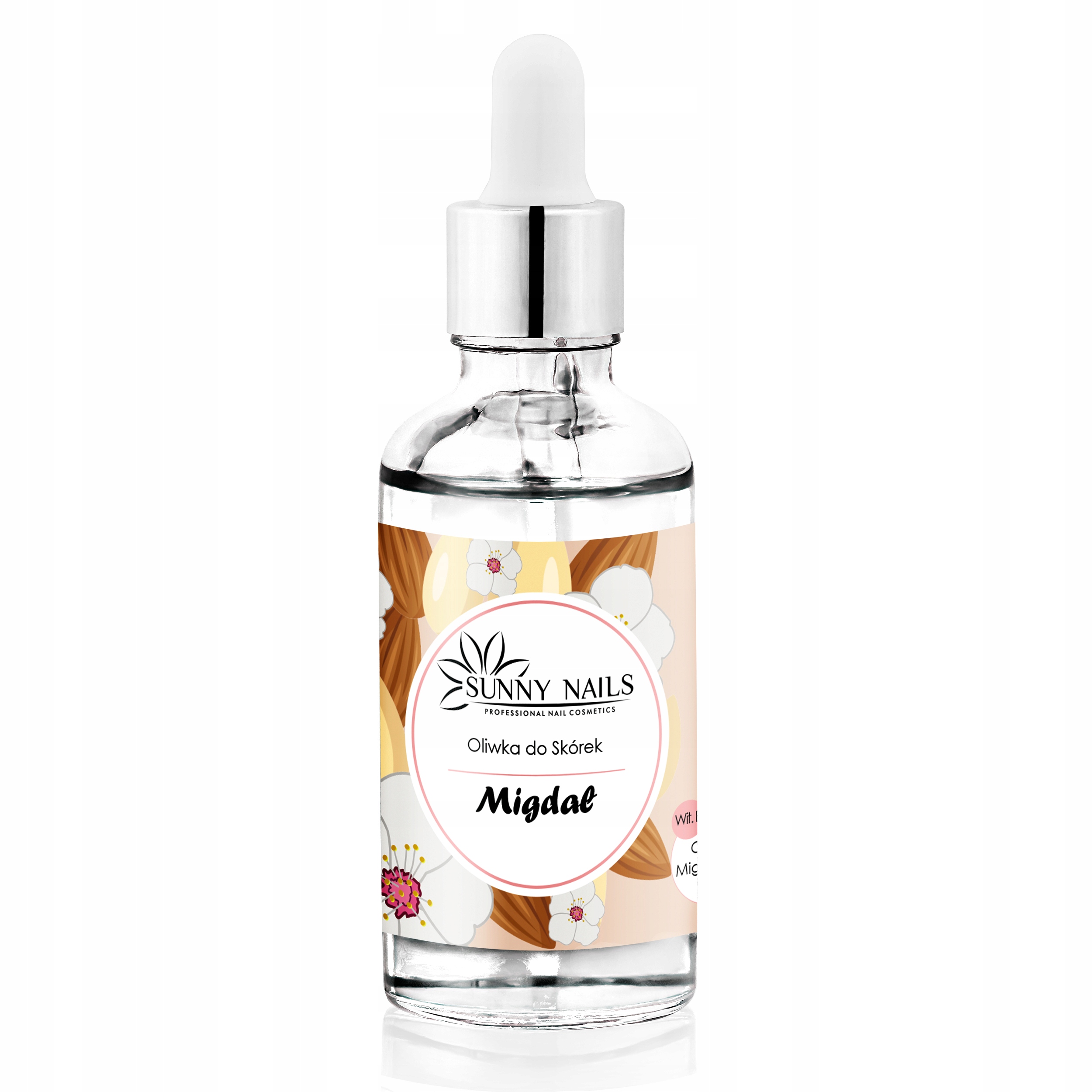 Oliwka do Pielęgnacji Skórek i Paznokci 50 ml Pachnący Olejek Migdał