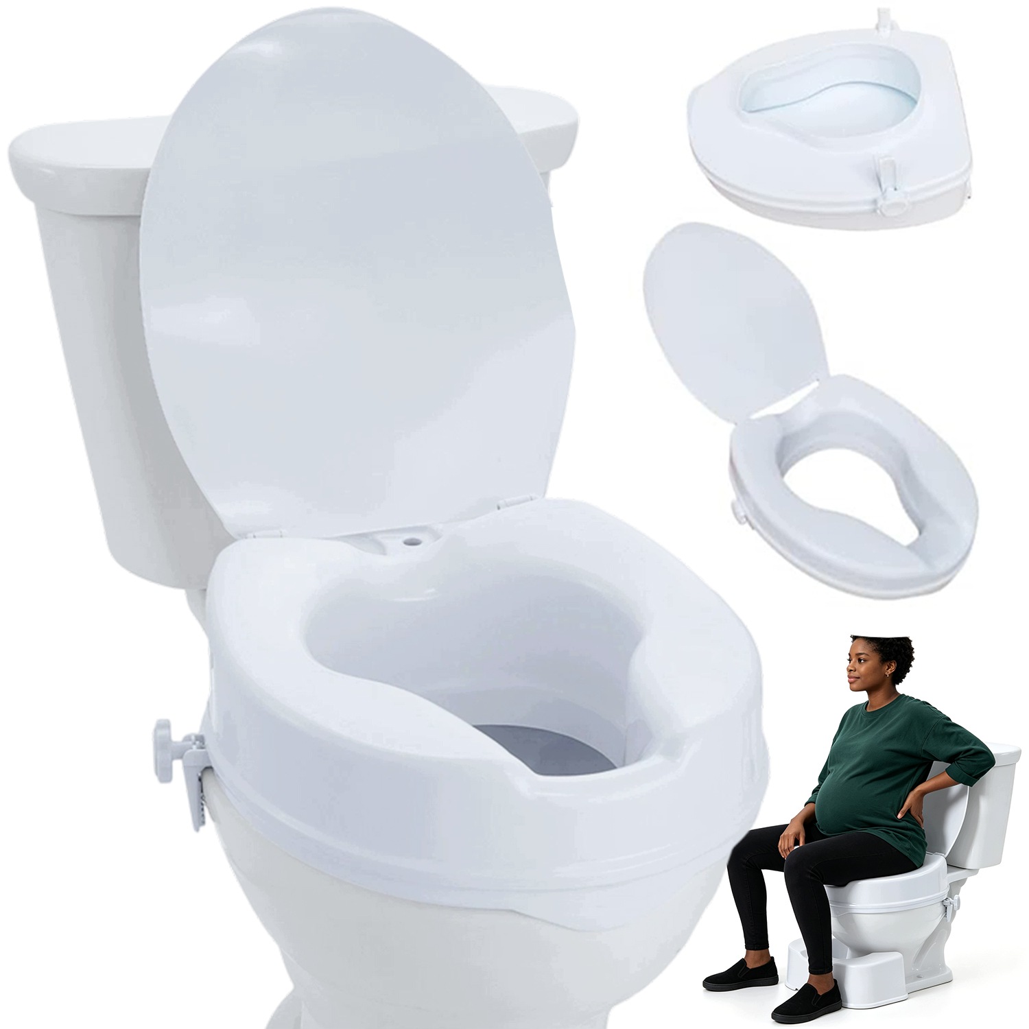 Nasadka Nakładka Toaletowa Ergonomiczny Design Łatwa Do Utrzymania Higiena