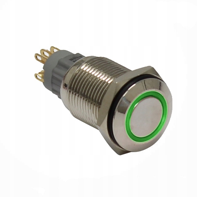 

Przycisk Wandaloodporny Bi 16mm Zielony