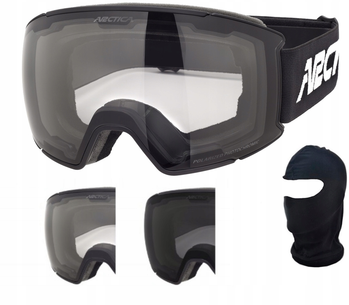 Arctica Lyžařské Brýle G-121FP Polarizační Fotochromatické, Vyměnitelné Sklo