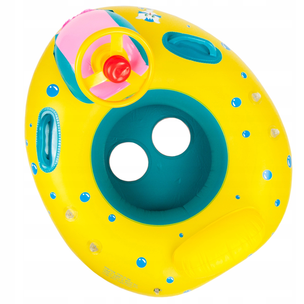 DMUCHANE KOŁO PONTON materac DLA DZIECI Z KIEROWNICĄ DASZKIEM SIEDZISKO Szerokość produktu 60 cm