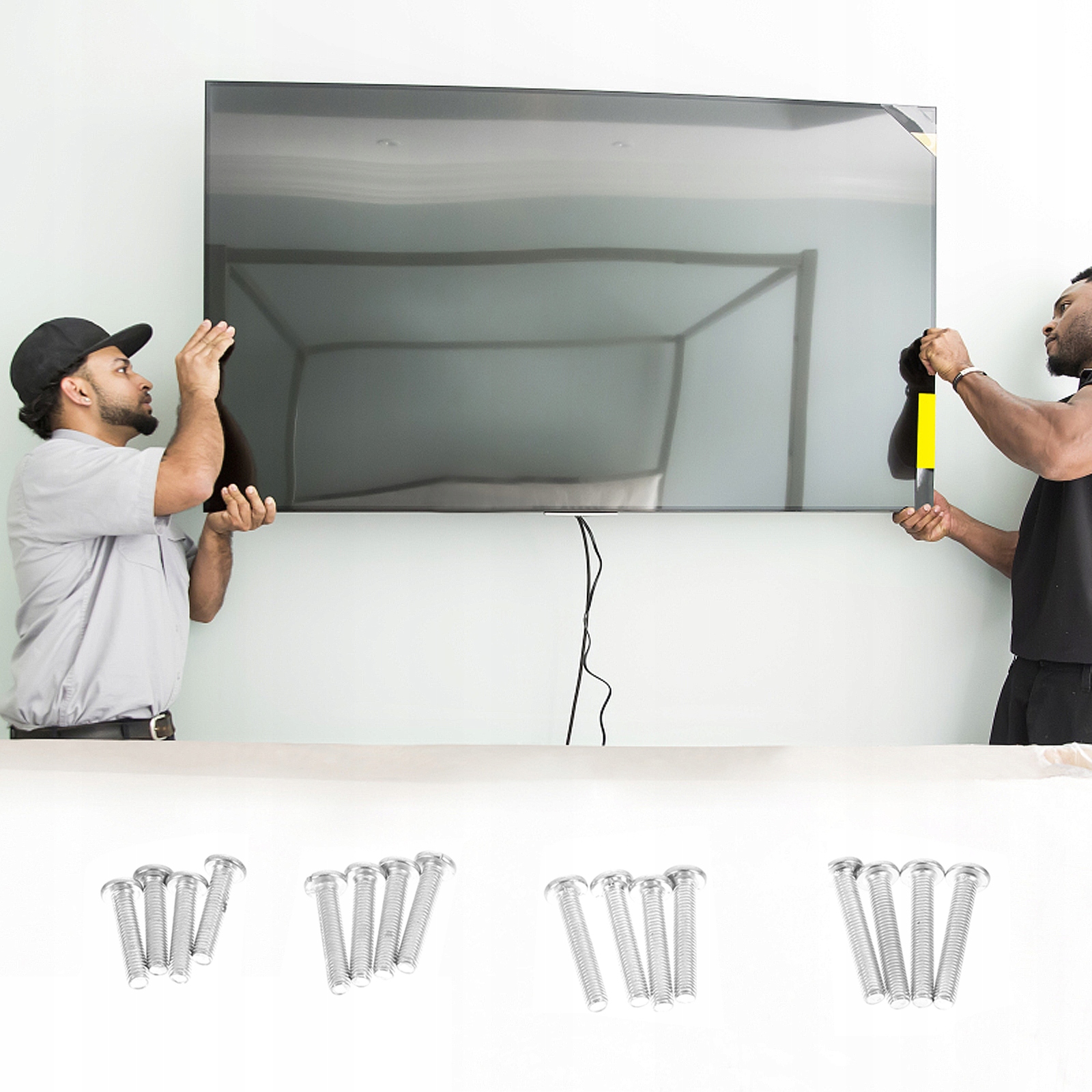 Śruby wspornika telewizora Paski mocujące Standard VESA 400 x 300