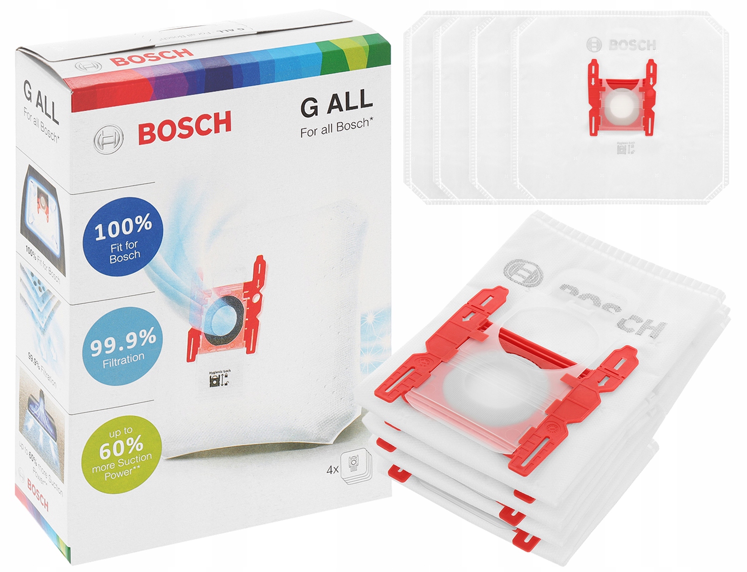 

Oryginalne worki Bosch BBZ41FGALL typ G All