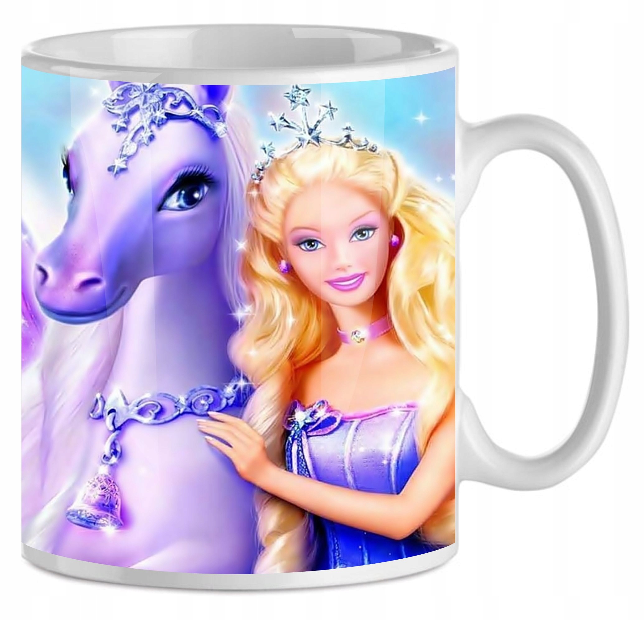 

Kubek imię Barbie i koń, Dzień Dziecka