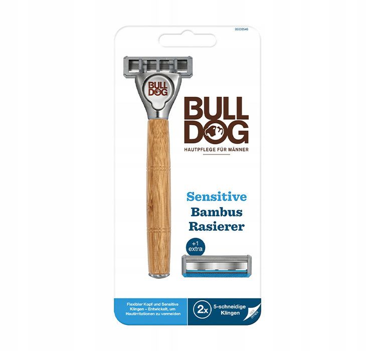 Bulldog Bamboo Sensitiv E holicí strojek+2 Náhradní Hlavy