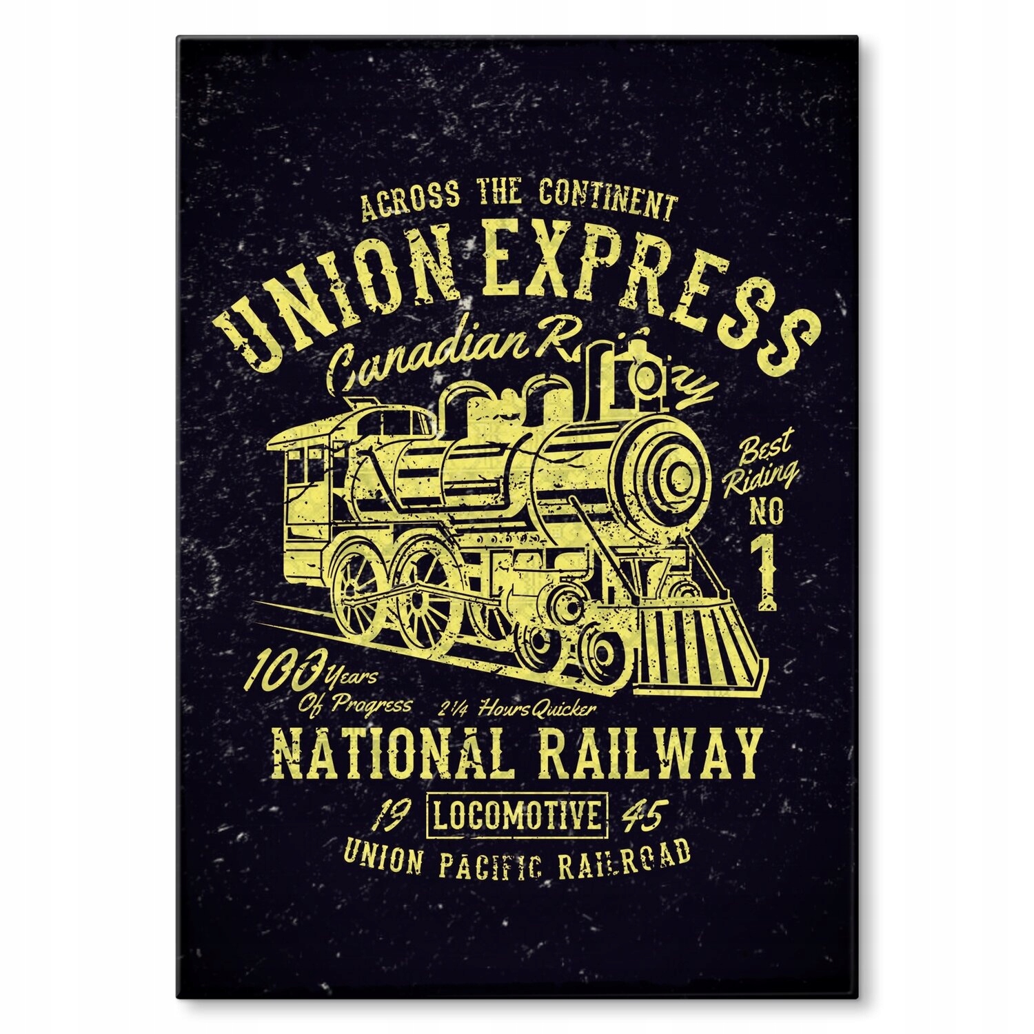 Kovový plakát Union express Szyld Plech 22 x 31 cm Dárek
