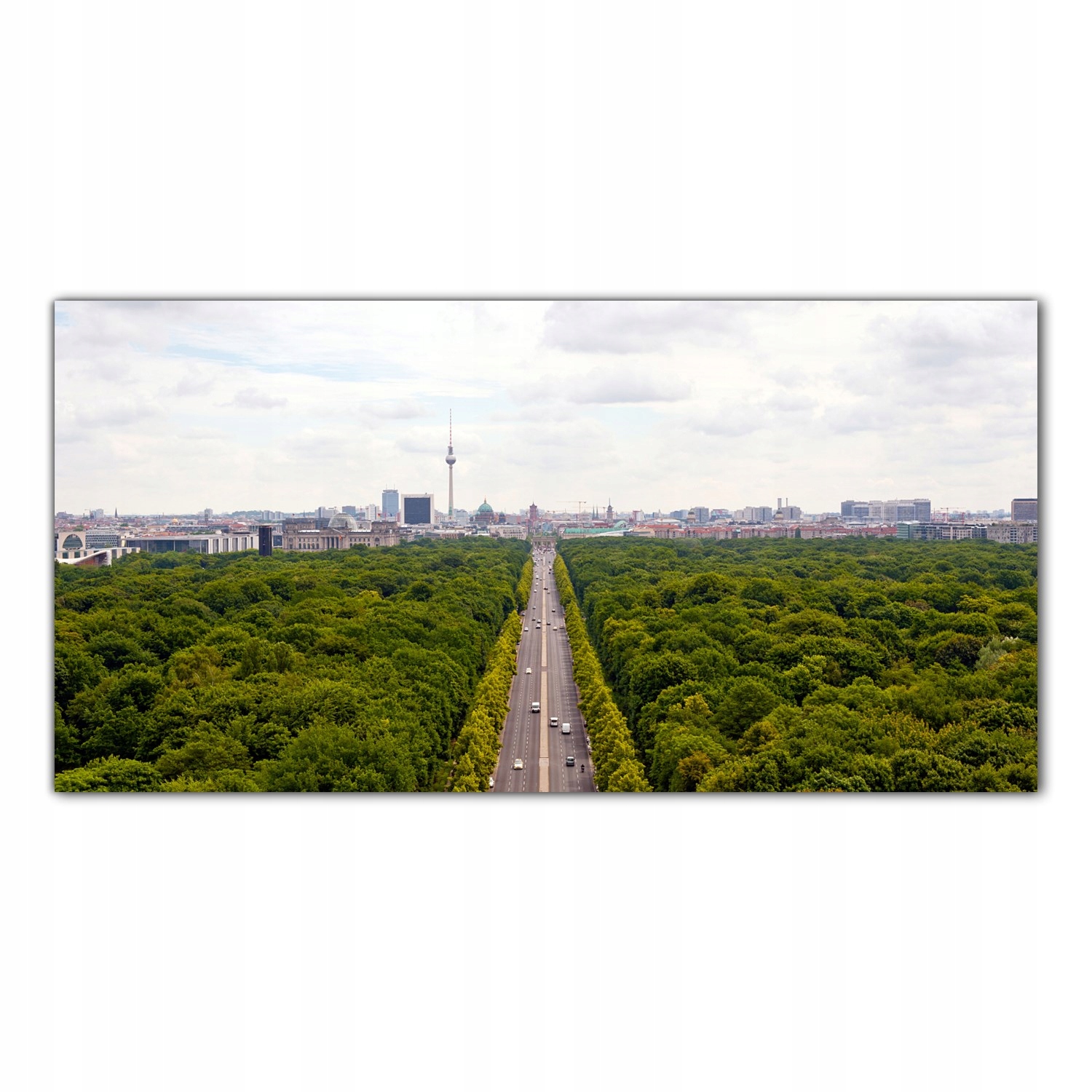 

Obraz na szkle Foto Berlin Droga Las Drzewa 140x70
