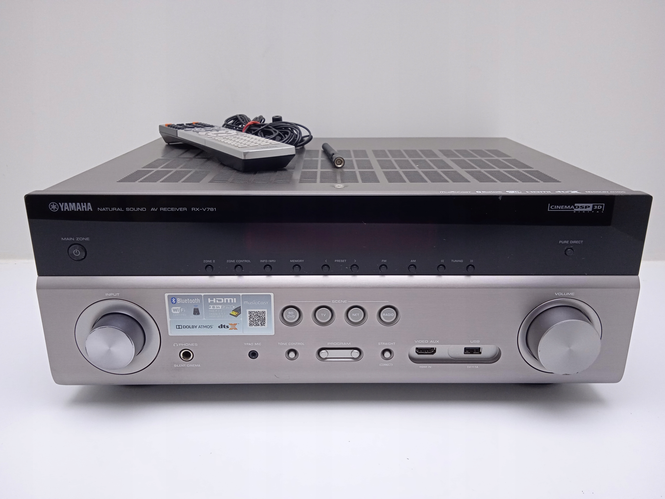 Yamaha RX-V781 MusicCast Atmos Wi-Fi Bluetooth