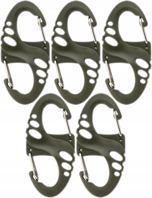 

Karabińczyk M-Tac S-Hook plastikowy Zestaw 5 szt