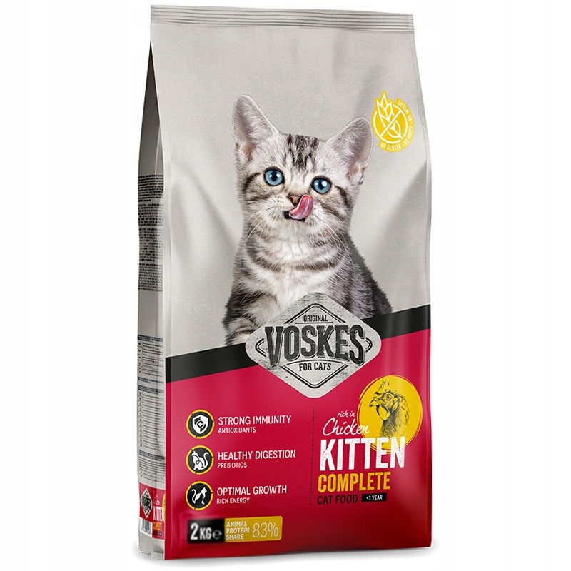 Levně Voskes Kitten Chicken – suché krmivo pro koťata s kuřecím masem 2 kg /Voskes