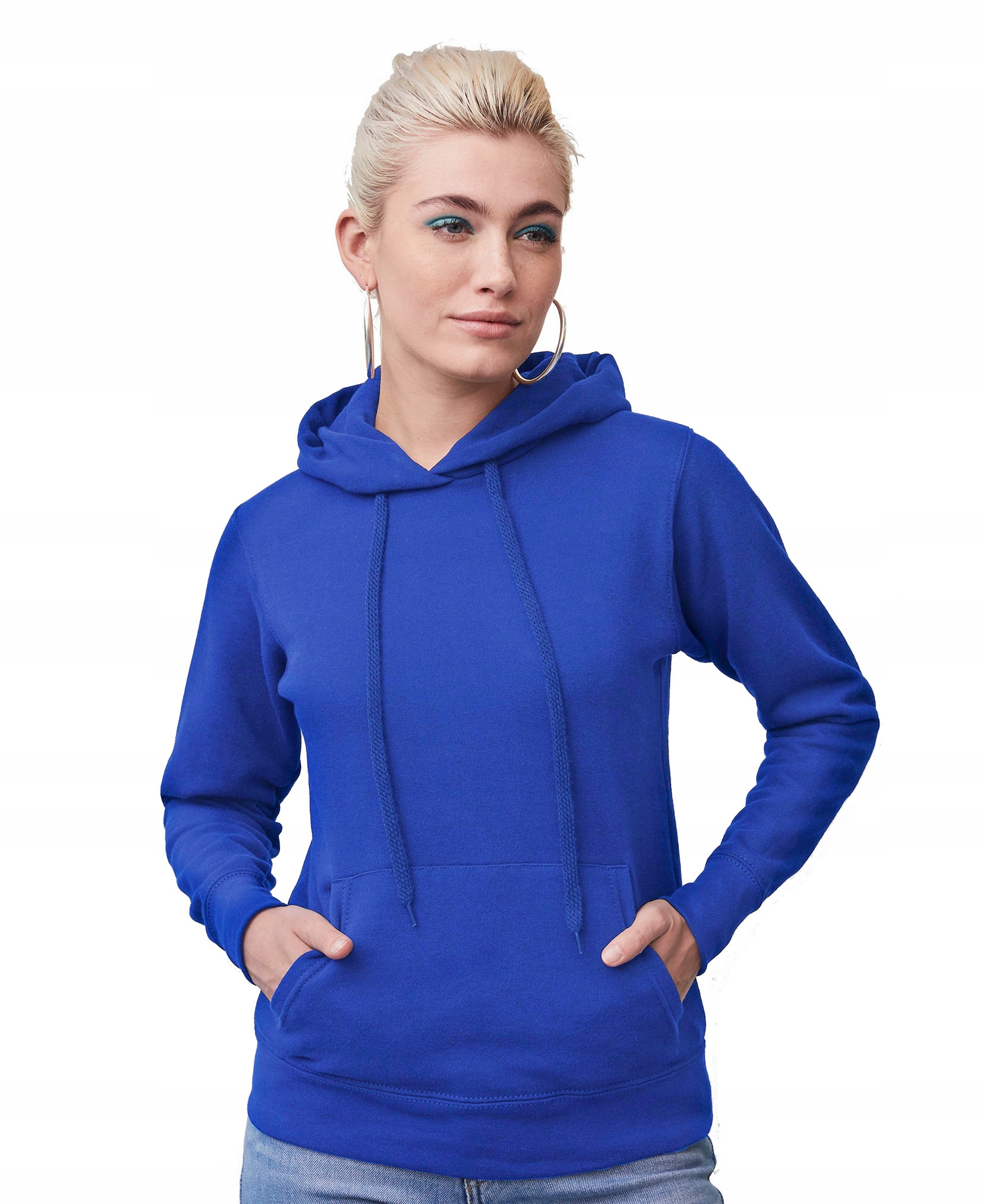 

Bluza z kapturem damska Fruit Classic niebieski XL